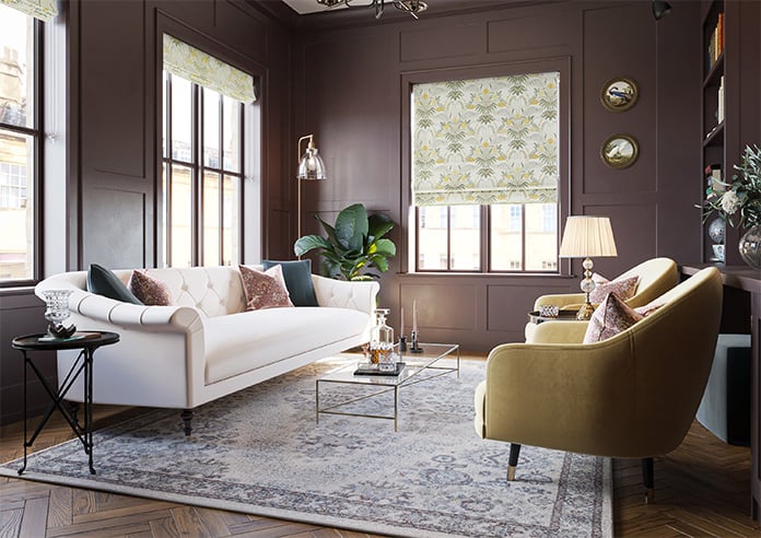 Cotswold Faux Silk, Marigold - Motorised Roman Blind - Image 6